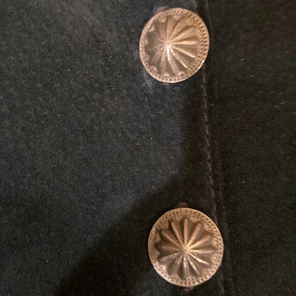 Vtg DOUBLE D RANCHWEAR Women's Pig Suede Leather Jacket Succotash Trim Studs XS - Picture 8 of 12